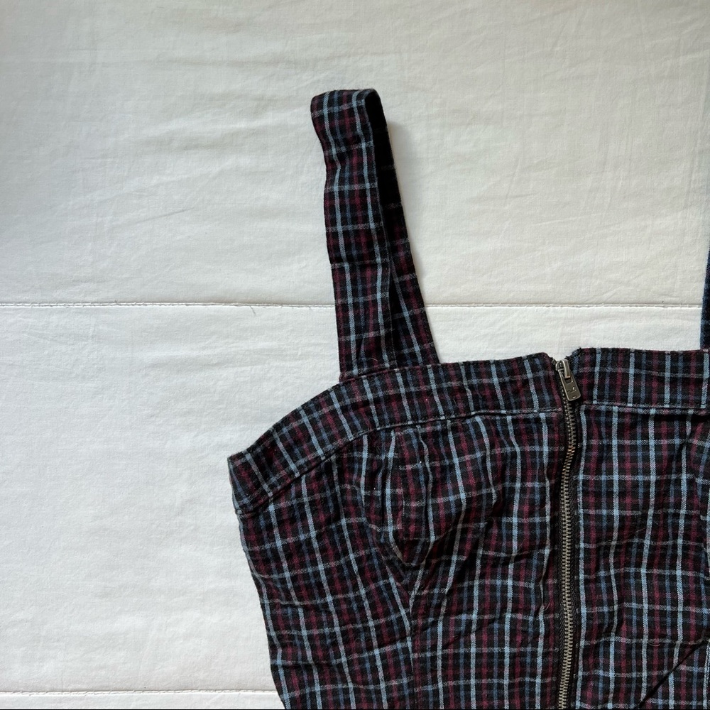 hollister plaid dress